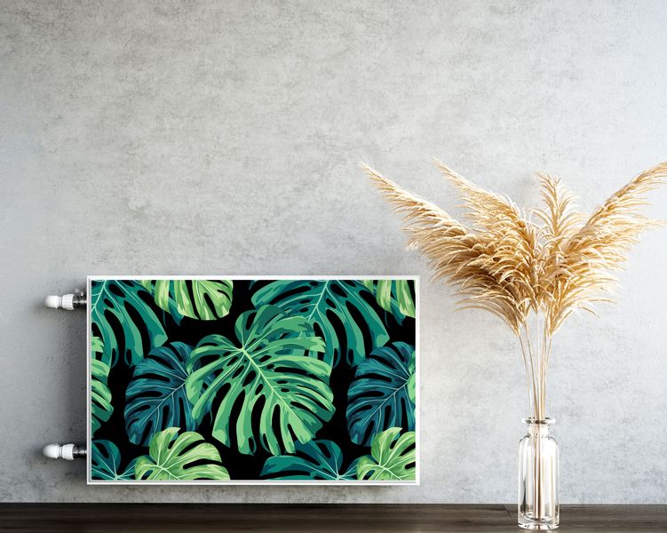 MATA MAGNETYCZNA NA KALORYFER Egzotyczne Liście Natura 90cm x 60cm zdjęcie 5