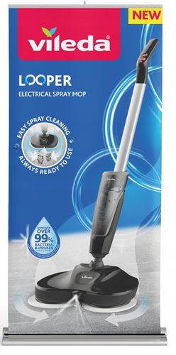 MOP ELEKTRYCZNY VILEDA LOOPER BEZPRZEWODOWY SPRYSKIWACZ + 4 Wkłady Gratis na Arena.pl
