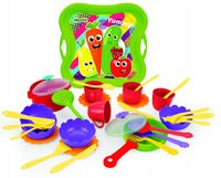 WADER 24100 YUMMY ZESTAW NACZYŃ 33 elementy