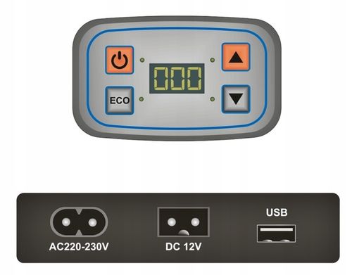 -20°C Lodówka Turystyczna IB-28I+ Przenośna Mobilna tryb ECO 12V 230V USB na Arena.pl