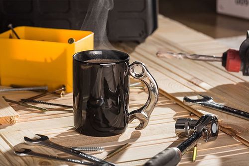 KUBEK MECHANIKA Z UCHWYTEM W KSZTAŁCIE KLUCZA na Arena.pl