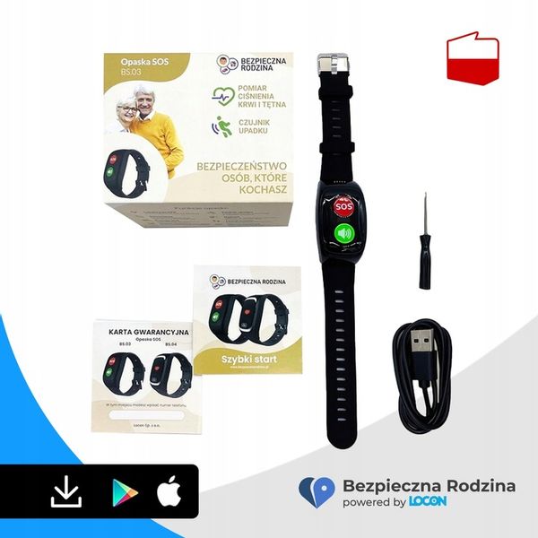 OPASKA SOS DLA SENIORA BS.03 CZUJNIK UPADKU zdjęcie 9