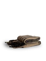 Koc Throw Edien, Czarny / Beżowy