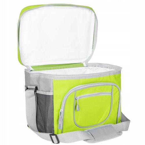 TORBA TERMICZNA NA PLAŻĘ ZAKUPY PIKNIK 30L ZIELONA REG PASEK 37x27x27,5CM na Arena.pl