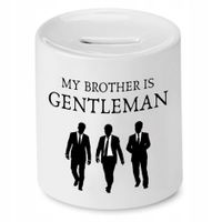 Skarbonka Dla Brata My Brother Is Gentleman Z Nadrukiem Ze Zdjęciem