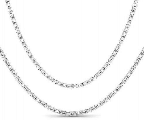 Łańcuszek Srebrny Splot Królewski 2,00 mm Pełny Diamentowany pr 925 na Arena.pl