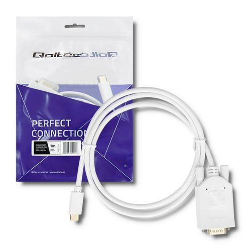 Qoltec Kabel USB 3.1 typ C męski/ VGA męski | FULL HD | Alternate mode | 1m na Arena.pl