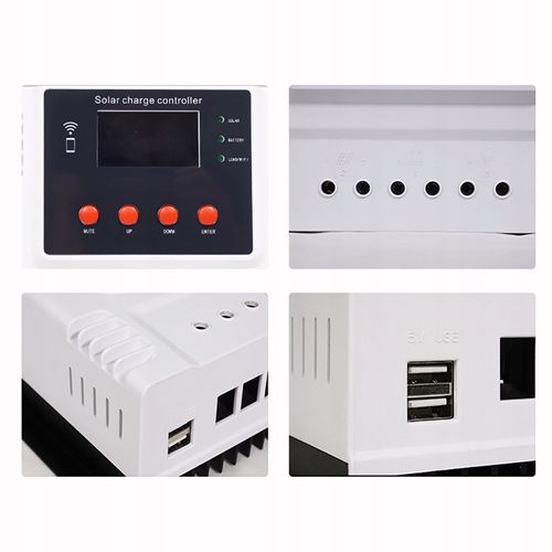 STEROWNIK Panel WIFI SOLARNY REGULATOR 12-48V 60A na Arena.pl