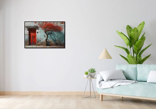 Plakat 86,4x56,8cm Widok Na Dawne na Arena.pl