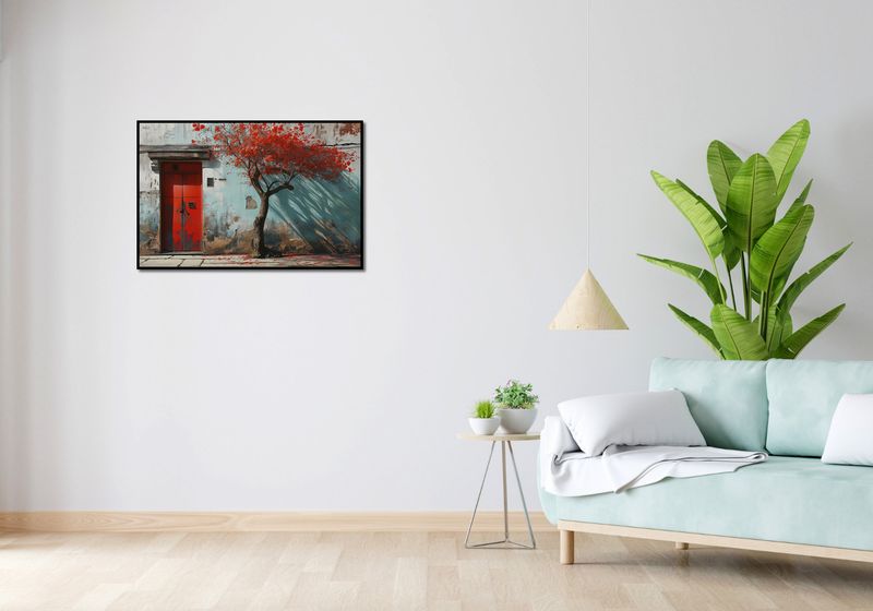Plakat 86,4x56,8cm Widok Na Dawne zdjęcie 4