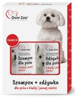 Wybielający zestaw dla psów o białej i jasnej sierści - Szampon i Odżywka