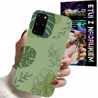 ETUI CASE DO SAMSUNG S20 PLUS - LIŚCIE WZORY DLA KOBIET KWIATY RÓŻE