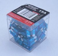 BEZPIECZNIKI PŁYTKOWE - op.100 szt. -15A