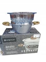 AMBITION MASTIC GARNEK 20cm DO GOTOWANIA NA PARZE WARZYW PYZ SITO SZKLANE