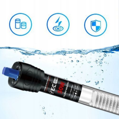 GRZAŁKA DO AKWARIUM Z TERMOSTATEM MOCNA AKWARIOWA TERMOSTAT 20-60 L na Arena.pl