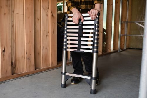 Drabina teleskopowa 11 stopni przystawna składana antypoślizgowa 3,2 m na Arena.pl