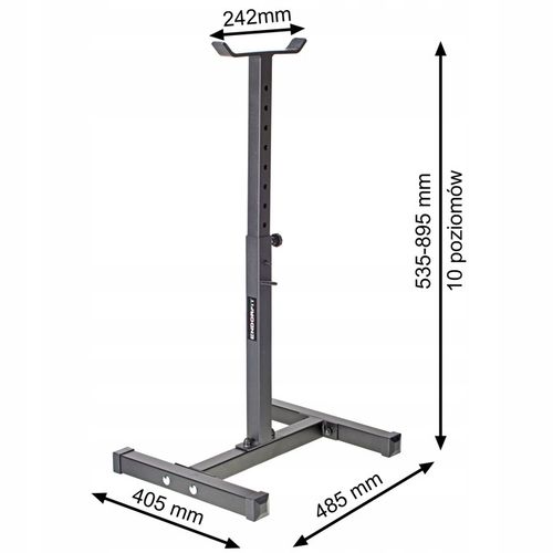 Regulowane stojaki asekuracyjne pod sztangę S007 na Arena.pl