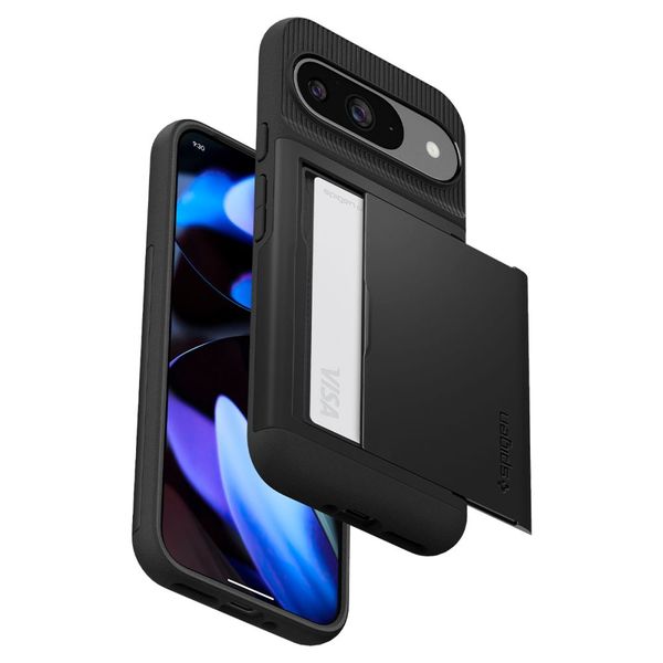 SPIGEN SLIM ARMOR CS GOOGLE PIXEL 9 / 9 PRO BLACK zdjęcie 9