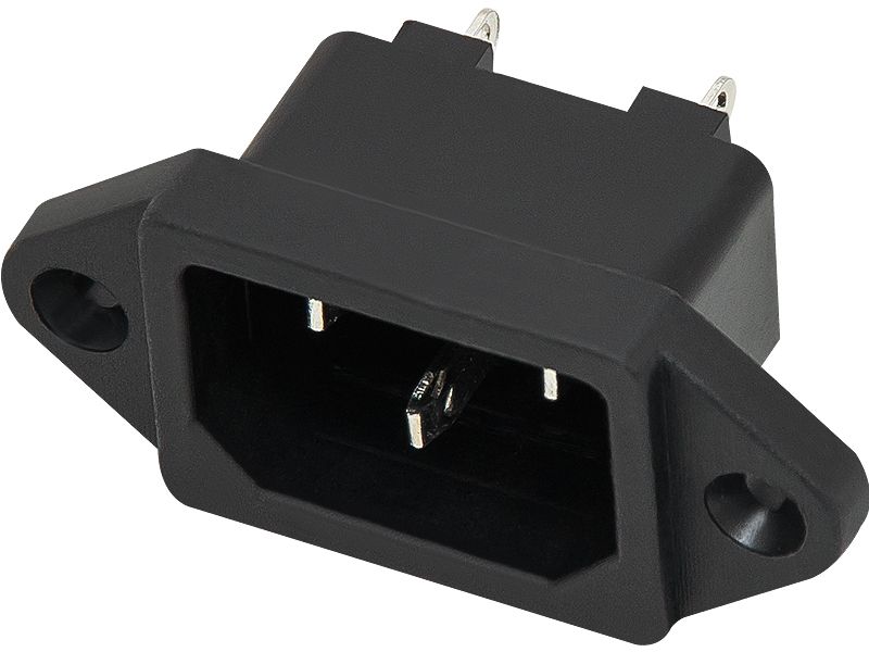 Wtyk AC komputerowy montażowy przykręcany zdjęcie 1