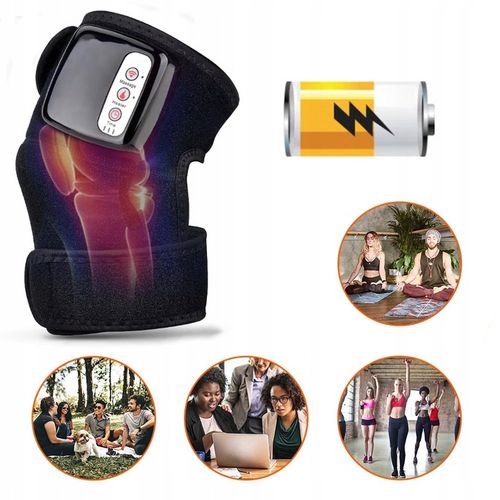 MASAŻER STABILIZATOR KOLANA ŁOKCIA BARKU ORTEZA GRZEJĄCA BEZPRZEWODOWY na Arena.pl