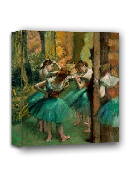 Dancers, Pink and Green, Edgar Degas - obraz na płótnie 70x100 cm zdjęcie 1