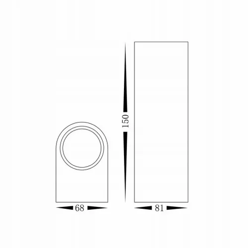 Kinkiet ogrodowy ogród OVALIS EKO8302 Eko-Light na Arena.pl