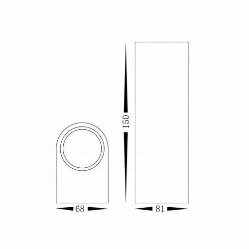 Kinkiet ogrodowy ogród OVALIS EKO8302 Eko-Light zdjęcie 2