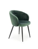 K430 KRZESŁO DO JADALNI CIEMNY ZIELONY
