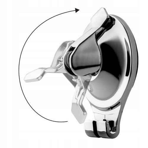 PÓŁKA ŁAZIENKOWA ŚCIENNA PRZYSSAWKI ORGANIZER STAL na Arena.pl