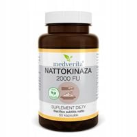 NATTOKINAZA 2000 FU nattokinase Bacillus Subtilis Natto - 60 kapsułek