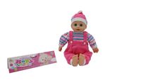 KX6225 Lalka Maja bobas z dzwiekiem rozowa 40cm