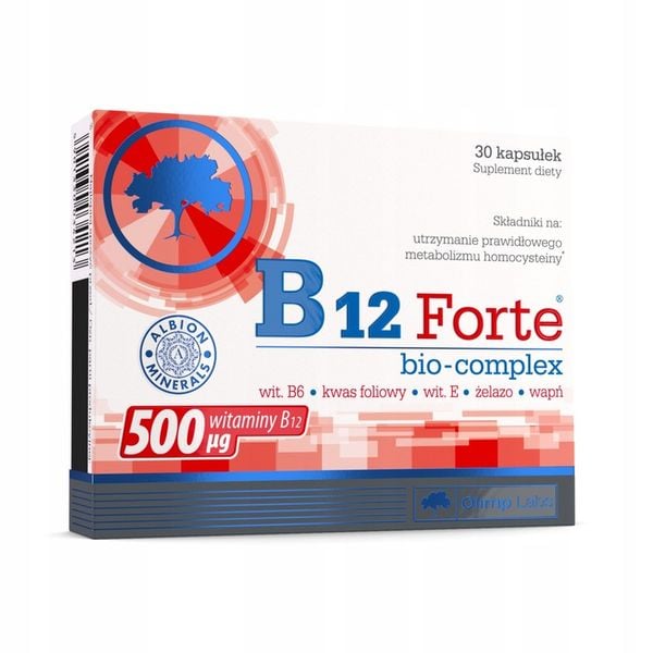 OLIMP B12 FORTE BIO-COMPLEX 2x30kaps WITAMINY B zdjęcie 2