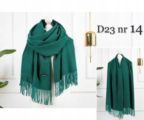 CIEPŁY SZAL KLASYCZNY SZALIK DAMSKI ELEGANCKI MODNY BRĄZOWY KOLORY na Arena.pl