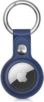 etui do lokalizatora apple airtag z ekoskóry - niebieskie