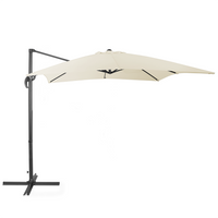 Parasol ogrodowy 250 x 250 cm jasnobeżowy MONZA