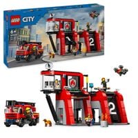 Lego CITY 60414 Remiza strażacka z wozem