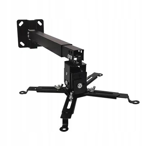 Wieszak Uchwyt do Projektora Rzutnika Czarny 4w1 Sufitowy Ścienny do na Arena.pl