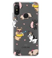 Xiaomi Mi A2 Lite / Redmi 6 Pro | clear | etui na telefon guma + szkło