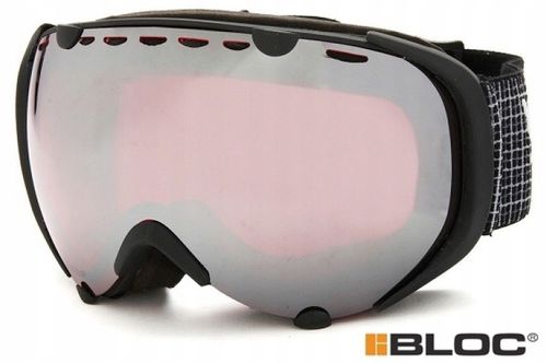 Gogle bloc narciarskie snowboardowe python czarne na Arena.pl