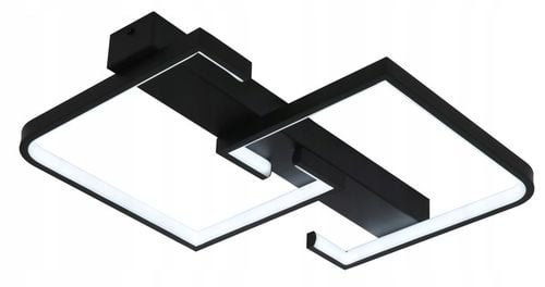 LAMPA LED KWADRAT SUFITOWA PLAFON LED + PILOT na Arena.pl