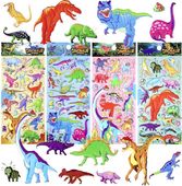 Naklejki Wypukłe 3D Dinozaury 4 arkusze 160 szt