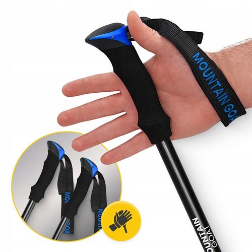 KIJE NORDIC WALKING KIJKI SKŁADANE REGULOWANE DO CHODZENIA TELESKOPOWE 4FIZ na Arena.pl