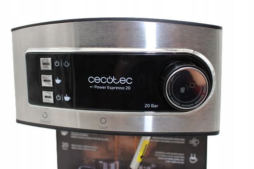 EKSPRES DO KAWY KOLBOWY Cecotec Power Espresso 20 srebrny/szary na Arena.pl