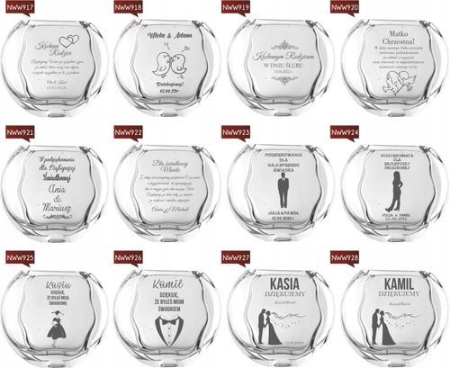 Wazon z grawerem PREZENT na urodziny 30 40 50 60 na Arena.pl