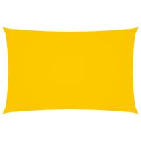Prostokątny żagiel ogrodowy, tkanina Oxford, 5x8 m, żółty