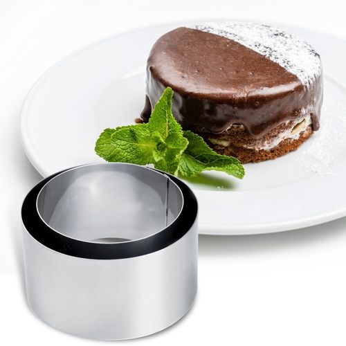 2x Pierścień Formowania Potraw Dań Deserów Ciasta Obręcz Ring Forma Foremka na Arena.pl