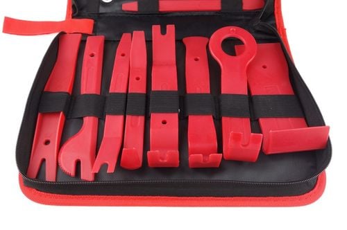 Zestaw ściągaczy do tapicerki, klipsów i radia -19 elementów w etui na Arena.pl