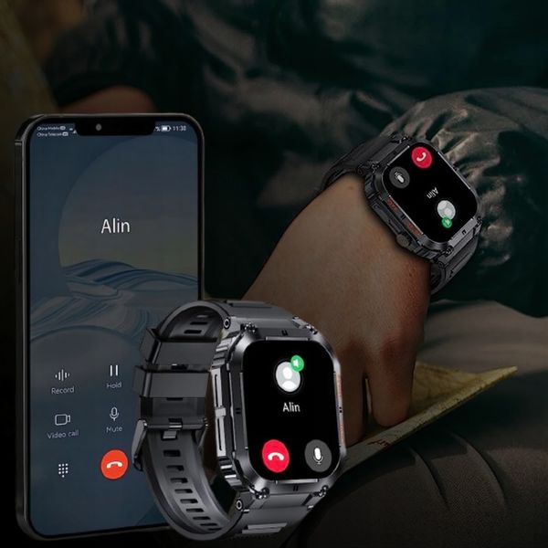 SMARTWATCH ZEGAREK MĘSKI ROZMOWY POLSKIE MENU PULS CIŚNIENIE POWIADOMIENIA zdjęcie 11