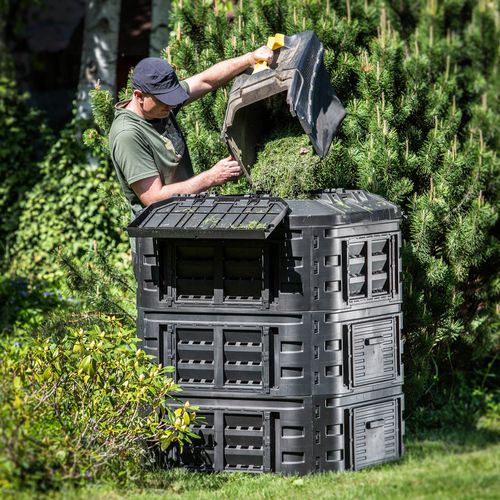 KOMPOSTOWNIK OGRODOWY MODULARNY CAŁOROCZNY 860L na Arena.pl