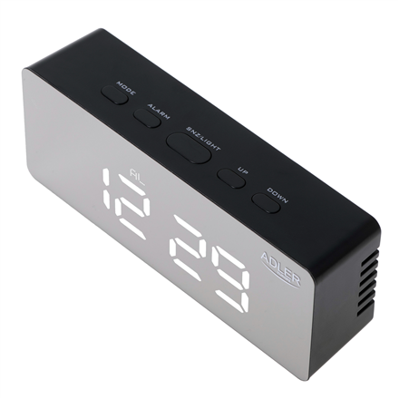 Adler | AD 1189B | Alarm Clock | W | Black | Alarm function na Arena.pl